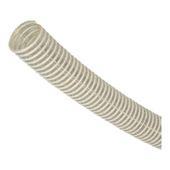 Abbott Rubber 1251-2500 2-1/2 ID Clear Corrugated PVC Suction