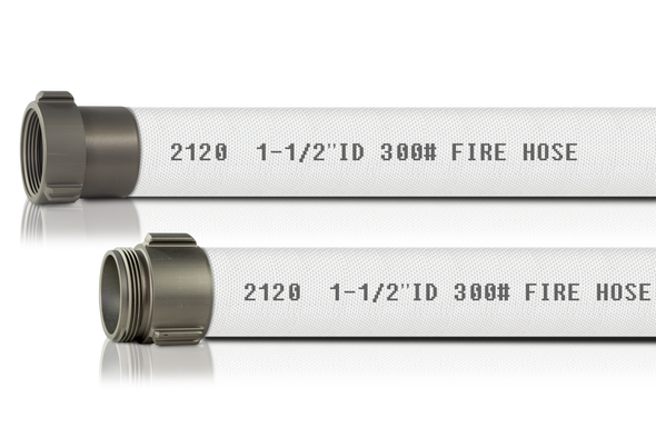 Abbott Rubber 2120-1500-50-NST-AL/RL 1-1/2 ID X 50 FT 300 PSI Test Single Jacket
