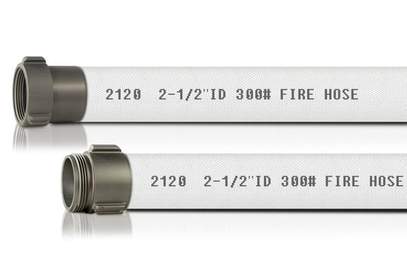 Abbott Rubber 2120-2500-50-NST-AL/RL 2-1/2 ID X 50 FT 300 PSI Test Single Jacket