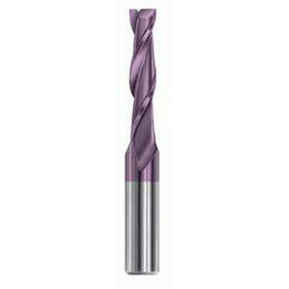 Magafor 888510H0200 2.0mm Hard'x Xtra Long Sq. End Carbide End Mill
