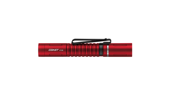 COAST 31310 XT10R – Dual Power Rechargeable Penlight, 280 Lumens, Red
