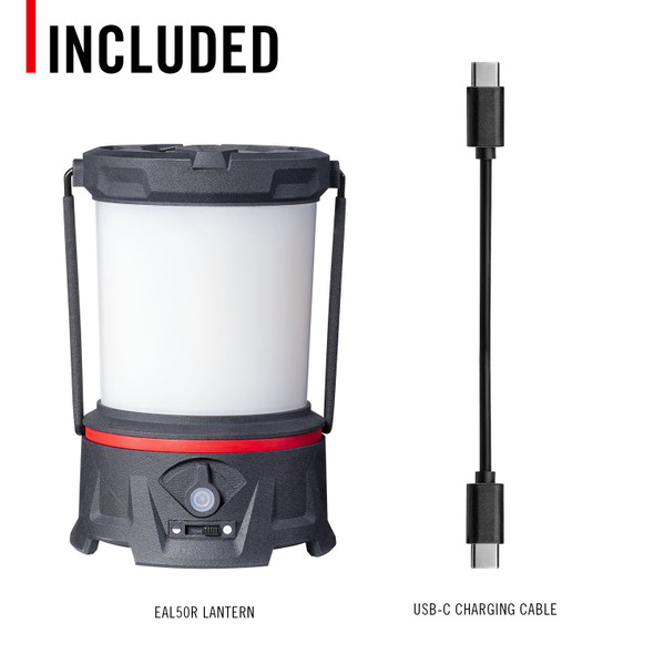 COAST 31035 EAL55R – Dual Power Rechargeable Lantern, 3000 Lumens – what's included