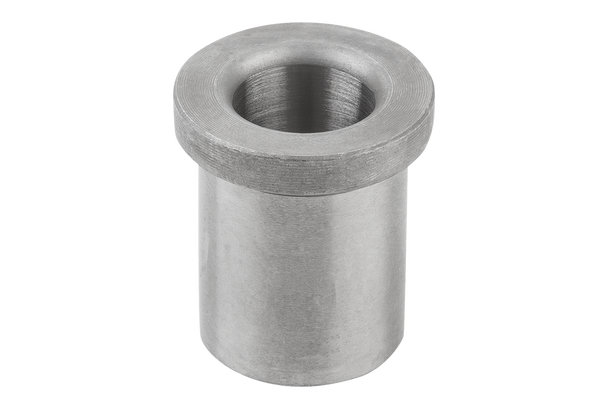 Kipp K1022.A0270X08 Drill Bushing with Collar, DIN 172 Style A, 2.7mm ID, 6mm OD, 8mm Length, short Type, Hardened Steel