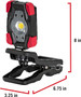 Coast 30684 | CL20R Rechargeable Clamp Work Light (30684)