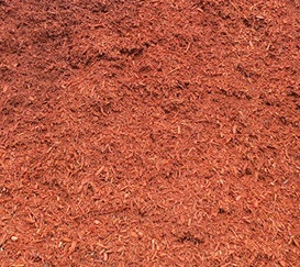 Dyed red for uniform color.