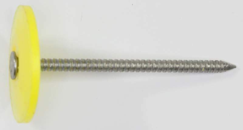 Category image Plastic-Hed® Yellow Cap Nails