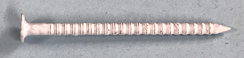 Category image Stainless Steel 304 Ring Shank Painted Trim Nails