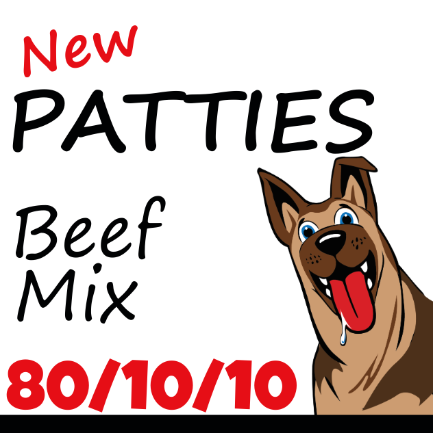 Beef Mix Patties 4.25 lbs from RawDelivery Natural Pet Food & Treats