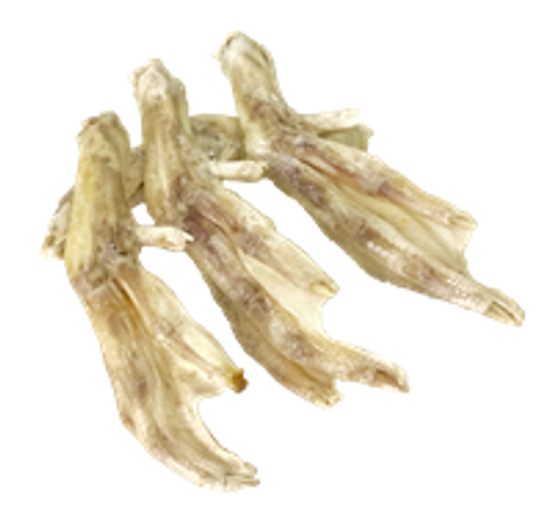 Picture of three Freeze Dried Duck Feet
