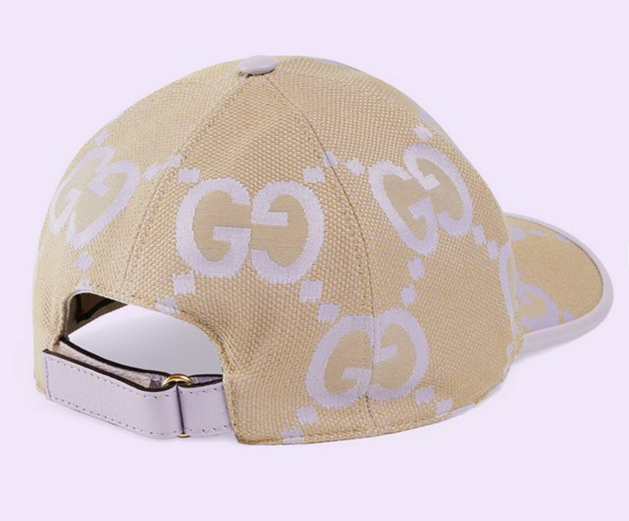 Gucci Gg Canvas Baseball Hat - Purple
