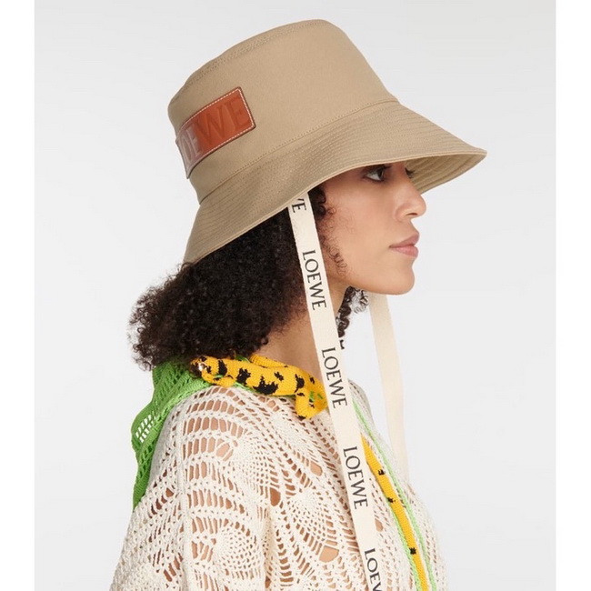 Loewe Fisherman Hat in Canvas Sand Bucket