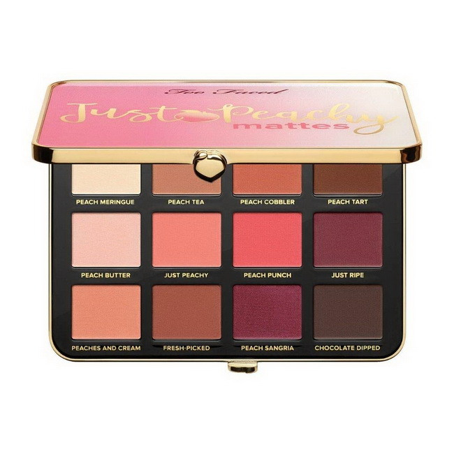Too Faced Just Peachy Velvet Matte Eyeshadow Palette