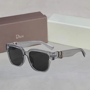 Dior Oblique S1F Square Sunglasses for Men - Transparent Grey