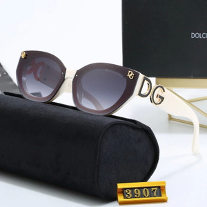 Dolce&Gabbana D&G White Sunglasses UV Protection DGS009