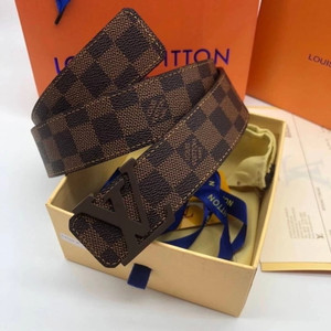 Louis Vuitton LV Initiales Reversible Damier Ebene Belt