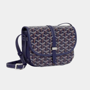 Goyard Belvedere PM Crossbody Shoulder Bag Navy Blue