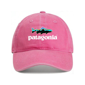 Patagonia Fitz Roy Trout Dad Hat - Washed Hot Pink Cap