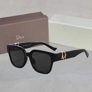Dior Oblique S1F Square Sunglasses for Men - Shiny Black Frame