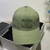 Celine Triomphe Patch Baseball Cap In Cotton Khaki