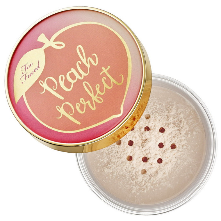 Too Faced Peach Perfect Mattifying Loose Setting Powder Translucent 3.5g.