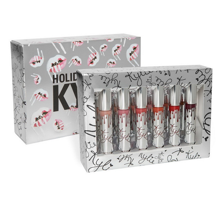Kylie Holiday Jenner Lipstick Matte Vault Holiday Set 12 Pcs