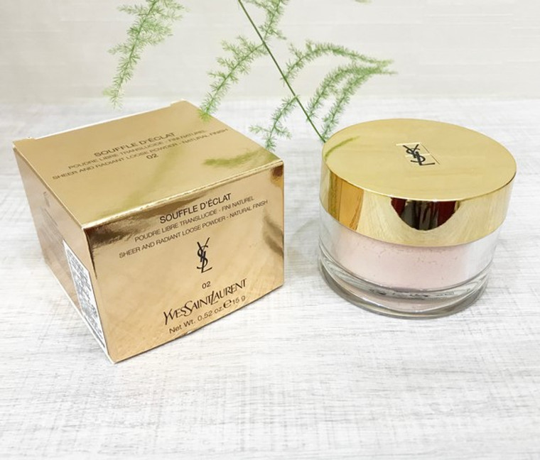 YSL Yves Saint Laurent SOUFFLE D'ECLAT Sheer and radiant loose powder 02 15g