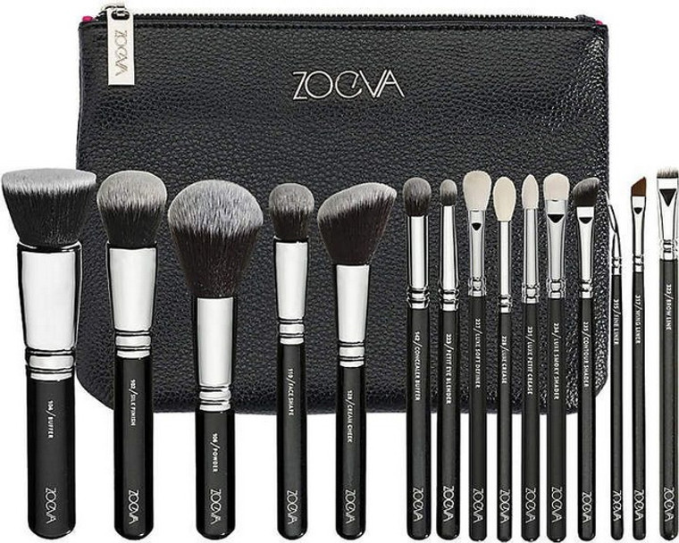 ZOEVA Complete Brush Set including 15 Handcrafted Brushes