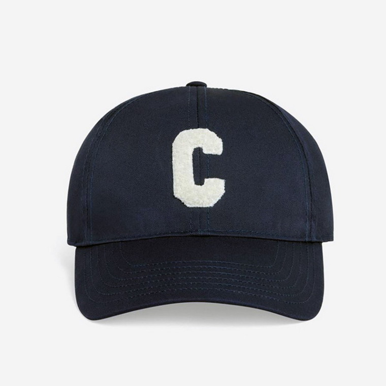 Celine C White Logo Mens Black Baseball Cap Hat