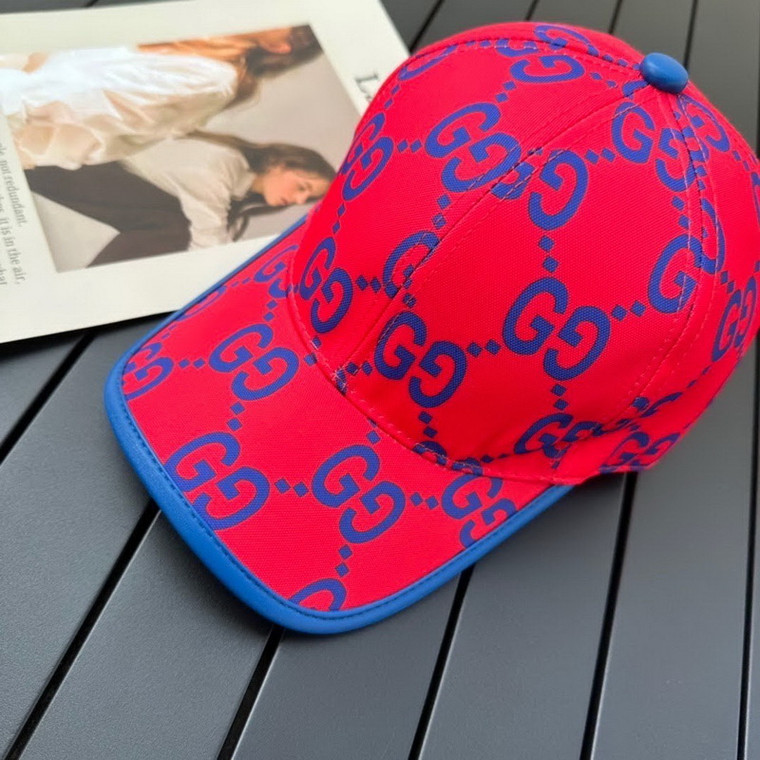 Gucci Mens/ Womens Jumbo GG Baseball Hat Red Cap