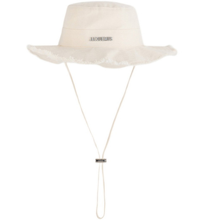 Jacquemus Le Bob Artichaut White Cotton Bucket Hat