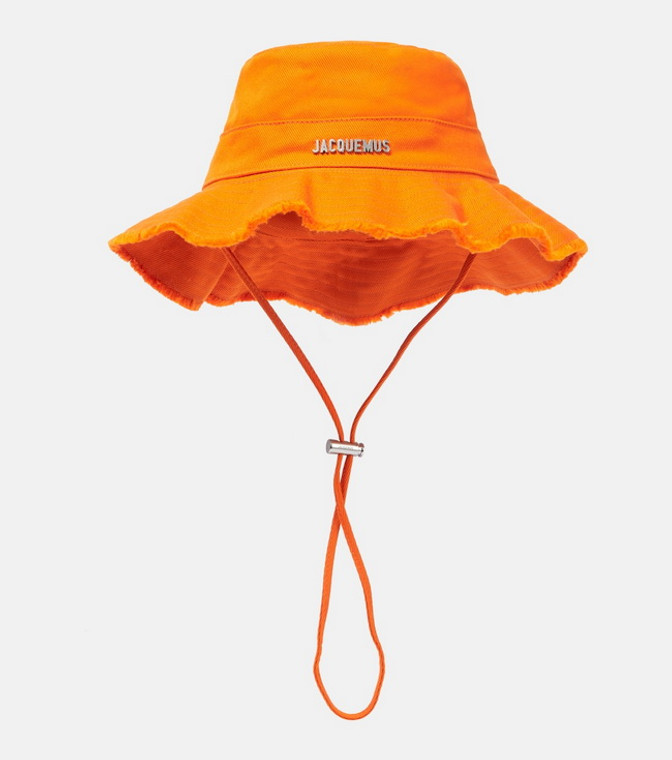 Jacquemus Le Bob Artichaut Bucket Hat in Orange