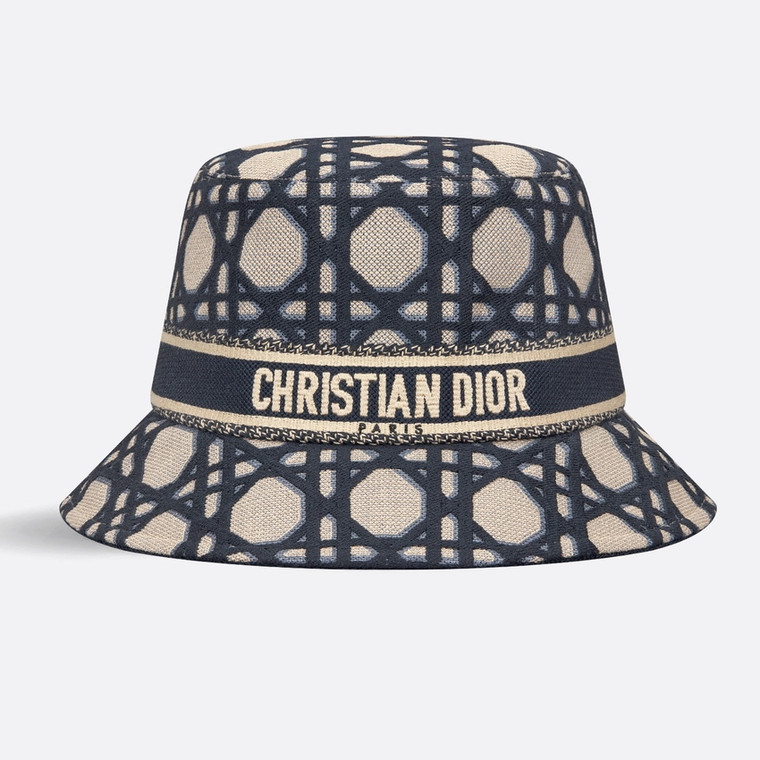 Christian Dior D-Bobby Macrocannage Small Brim Bucket Hat