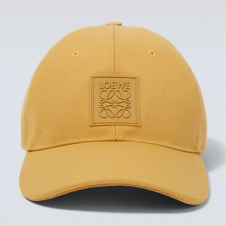 Loewe Patch Baseball Cap in Canvas Yellow