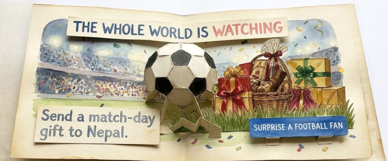 World Cup Football Gifts to Nepal