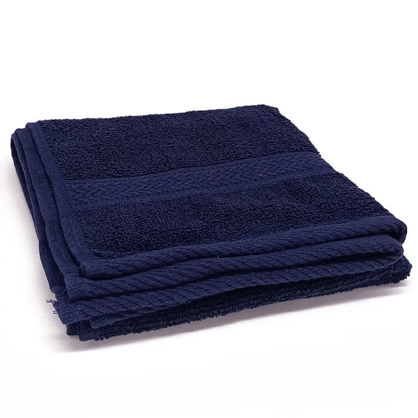 Fabric Face Towel Navy Blue Clothing Accessories Gift to Nepal