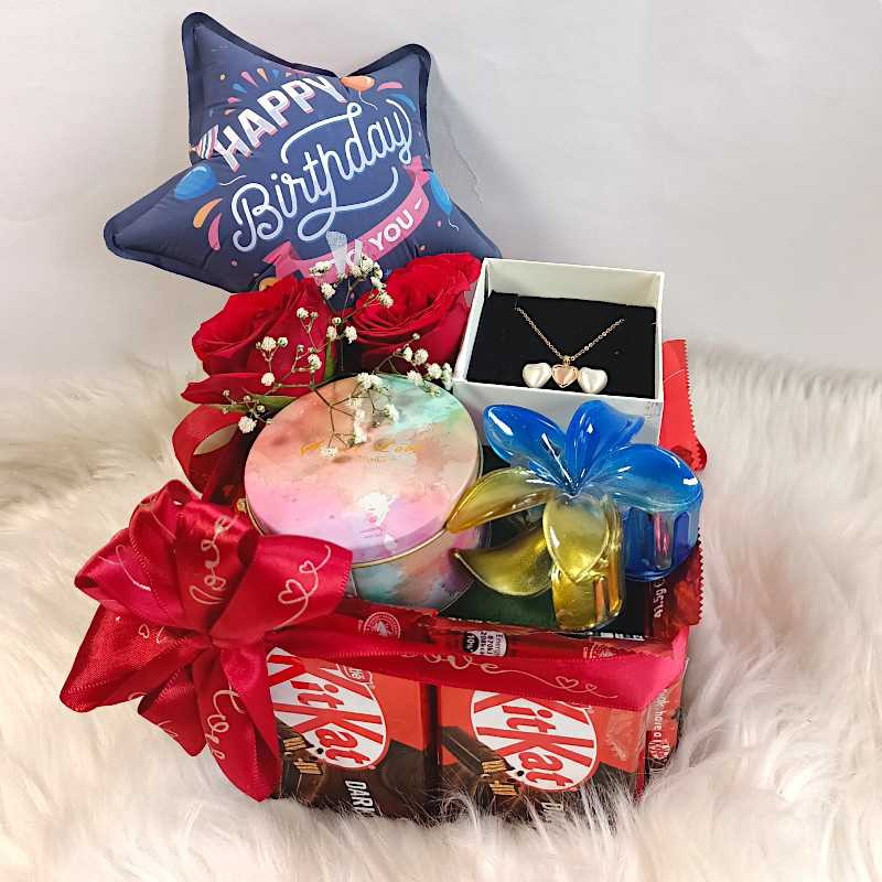 Sweet Sparkling Birthday Gift Box for Her
