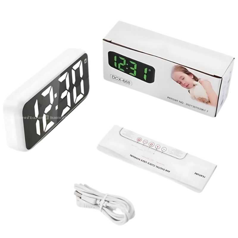 LED Digital Clock DCX-668 - Efficient indoor timepiece