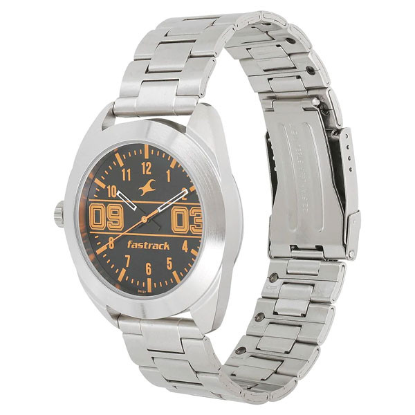 Steel Strap 3175sm02 Fastrack Analog Green Dial Men's Watch