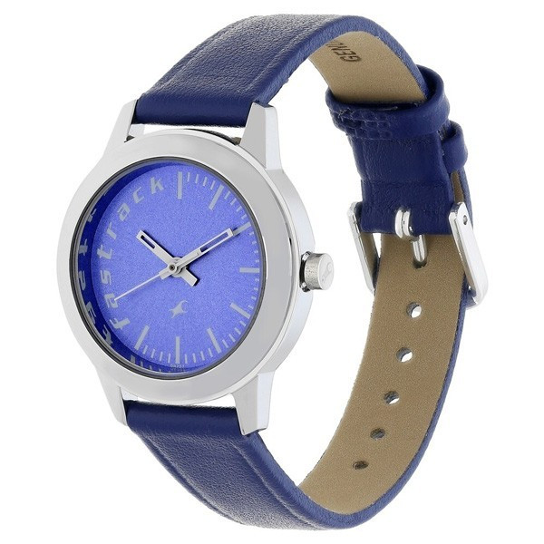 Fastrack Blue Dial Analog Women's Watch 68008SL03 Return Gifts