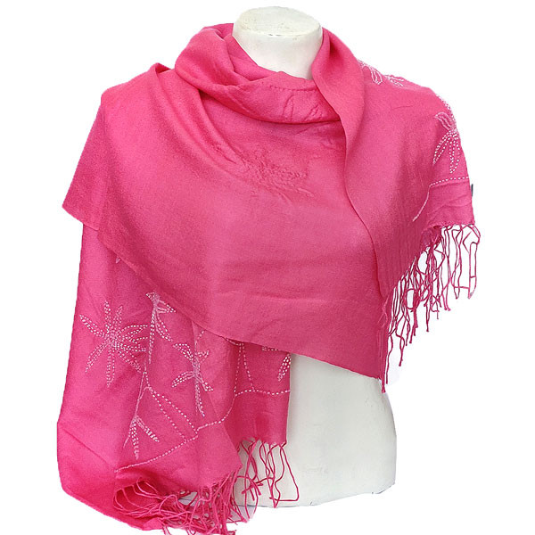 Sitara Studded Ladies Summer Scarf Pink Mother's Day Gift to