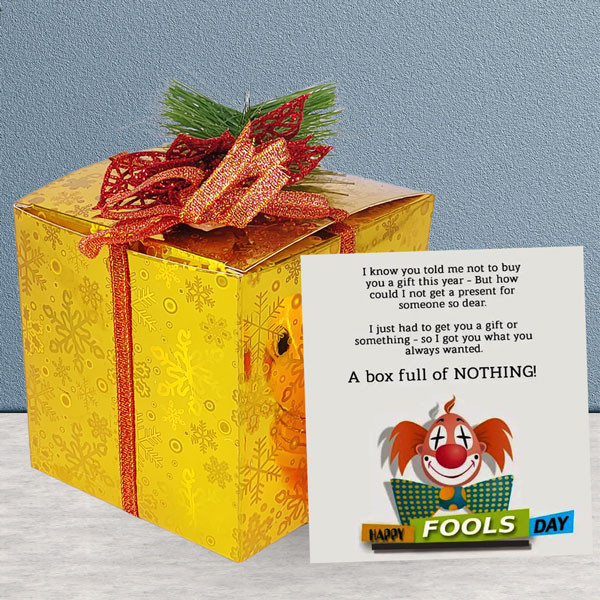 April Fool Gift Box Gift Contents Gift to Nepal | Giftmandu