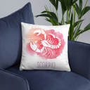 'Scorpio' Zodiac Sign Printed Cushion & Coffee Mug
