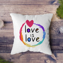"Love is love" Printed Cushion