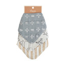 Crane Baby Ezra 3pc. Muslin Bib Set