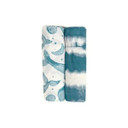 Crane Baby Caspian Wearable Blanket 0-9 Months (Muslin Whale Print)