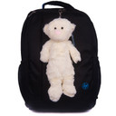 Cute Soft Plush Monkey Pencil Case Purse - Purple