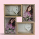 Frame Your Story: Custom 4-Photo Memory Square Frame