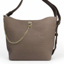 Bagco Stylish Belted Strap Bag & Wallet Duo-Khaki