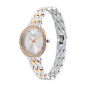 Titan Raga Showstopper Silver Dial Metal Strap Watch for Women Giftmandu
