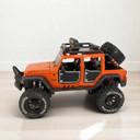 Metal Scale Model Toy Car in Orange Colour with Light & Sound Giftmandu